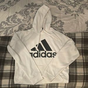 Adidas White Hoodie